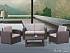Комплект мебели RATTAN Premium 4, венге—2