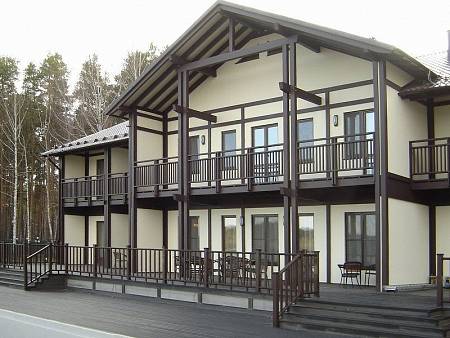 Ограждение декоративное Holzhof, коричневое Ограждение декоративное Holzhof, коричневое