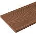 Подступенок NauticPrime Esthetic Wood с тиснением, каштан—
